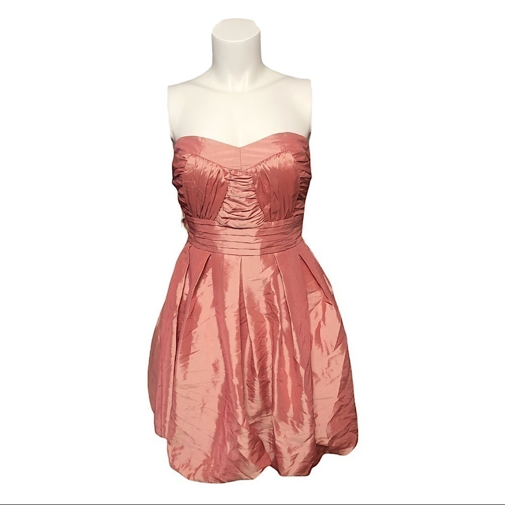 ROMEO & Juliet Couture Nude Pink Bubble Dress Size M Brand New